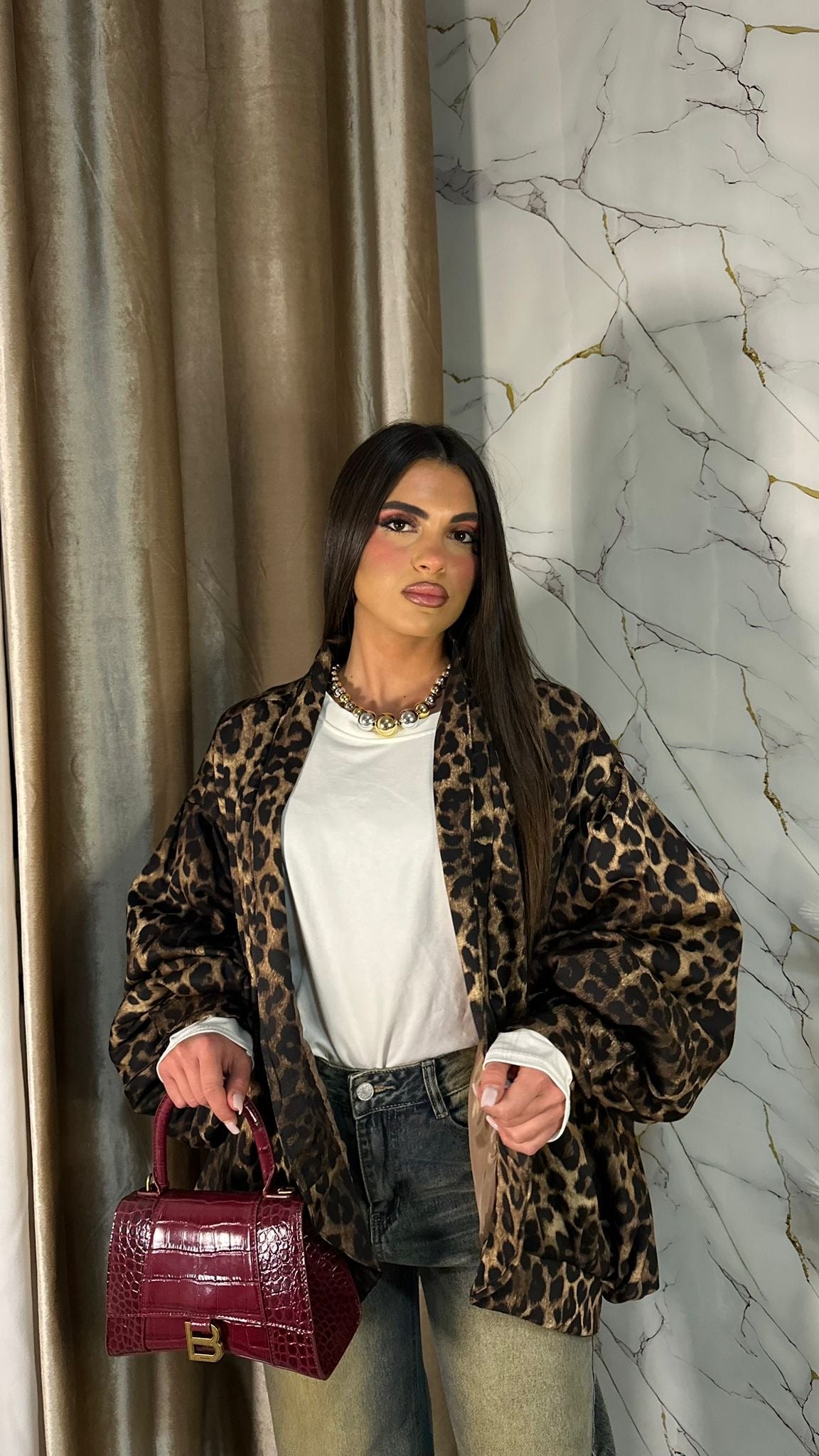 GIACCA BALLON ANIMALIER