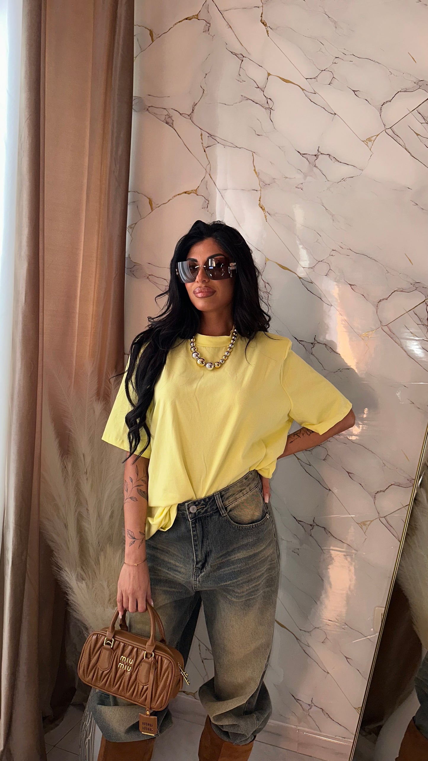 MAGLIA LONG SLEEWE YELLOW