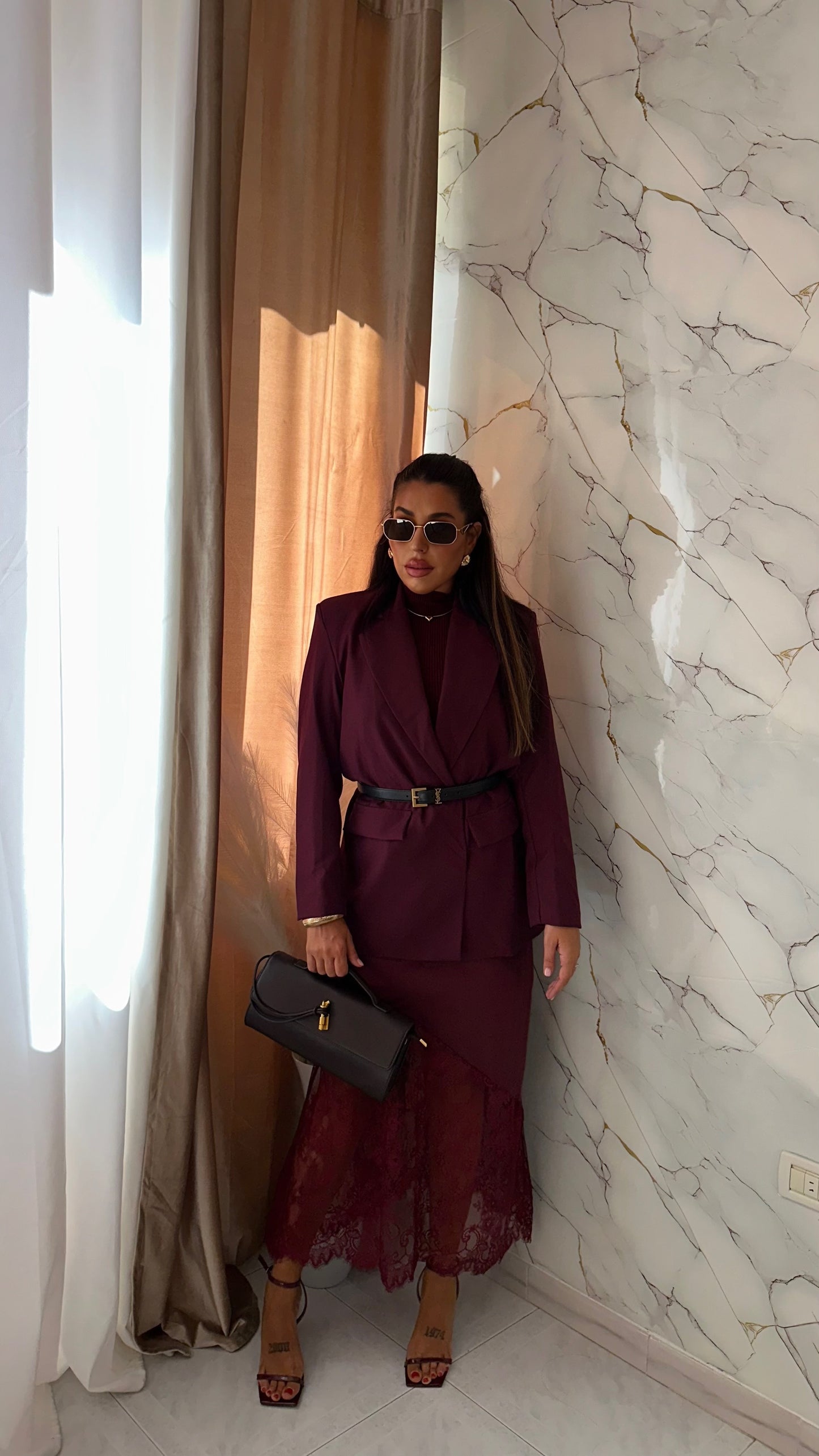 BLAZER DOPPIOPETTO BORDEAUX