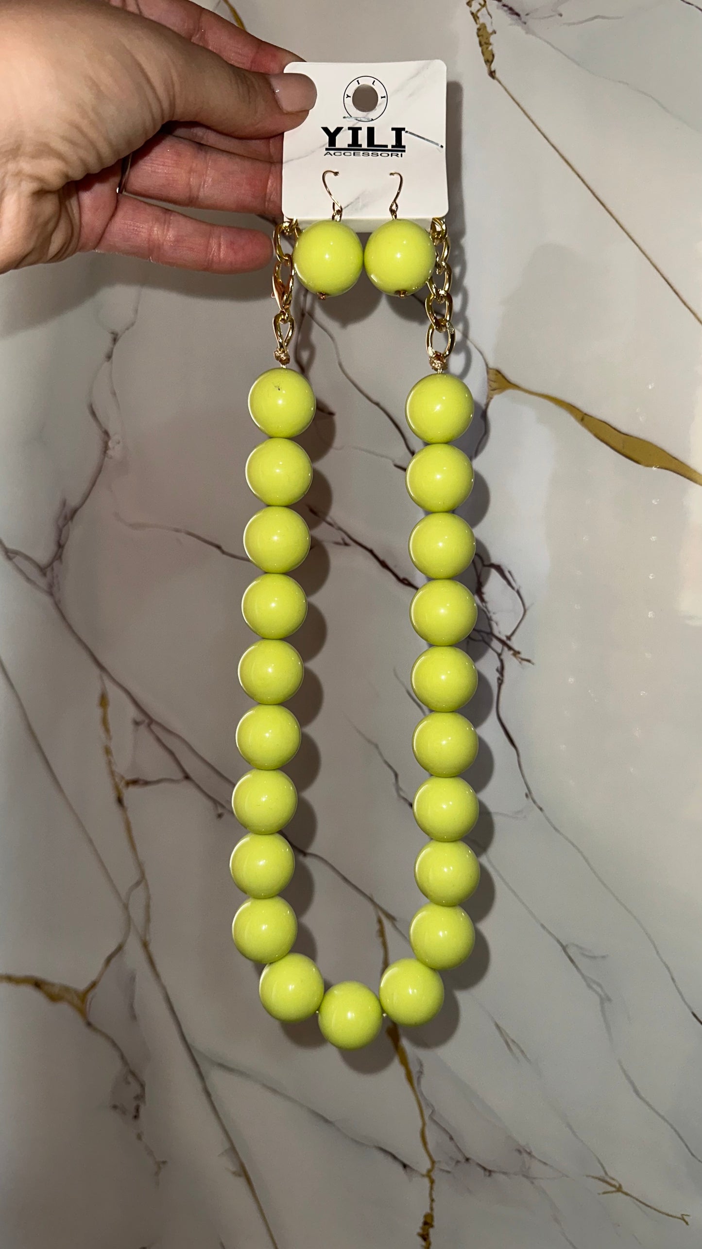 SET PERLE LIME