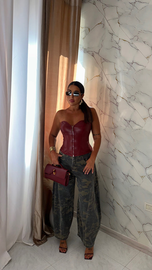 JEANS BAGGY BALLON MIMETICO