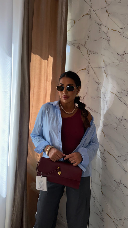 CAMICIA OFFICE AZZURRA