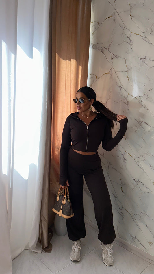 COORDINATO SPORT SELENE MOKA