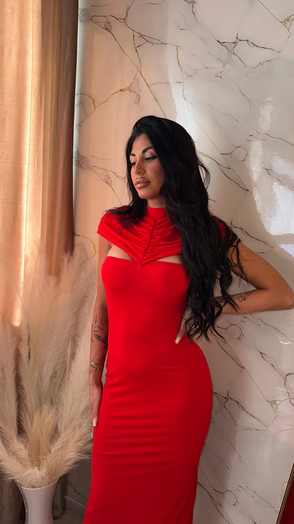 DRESS DUBAI RED