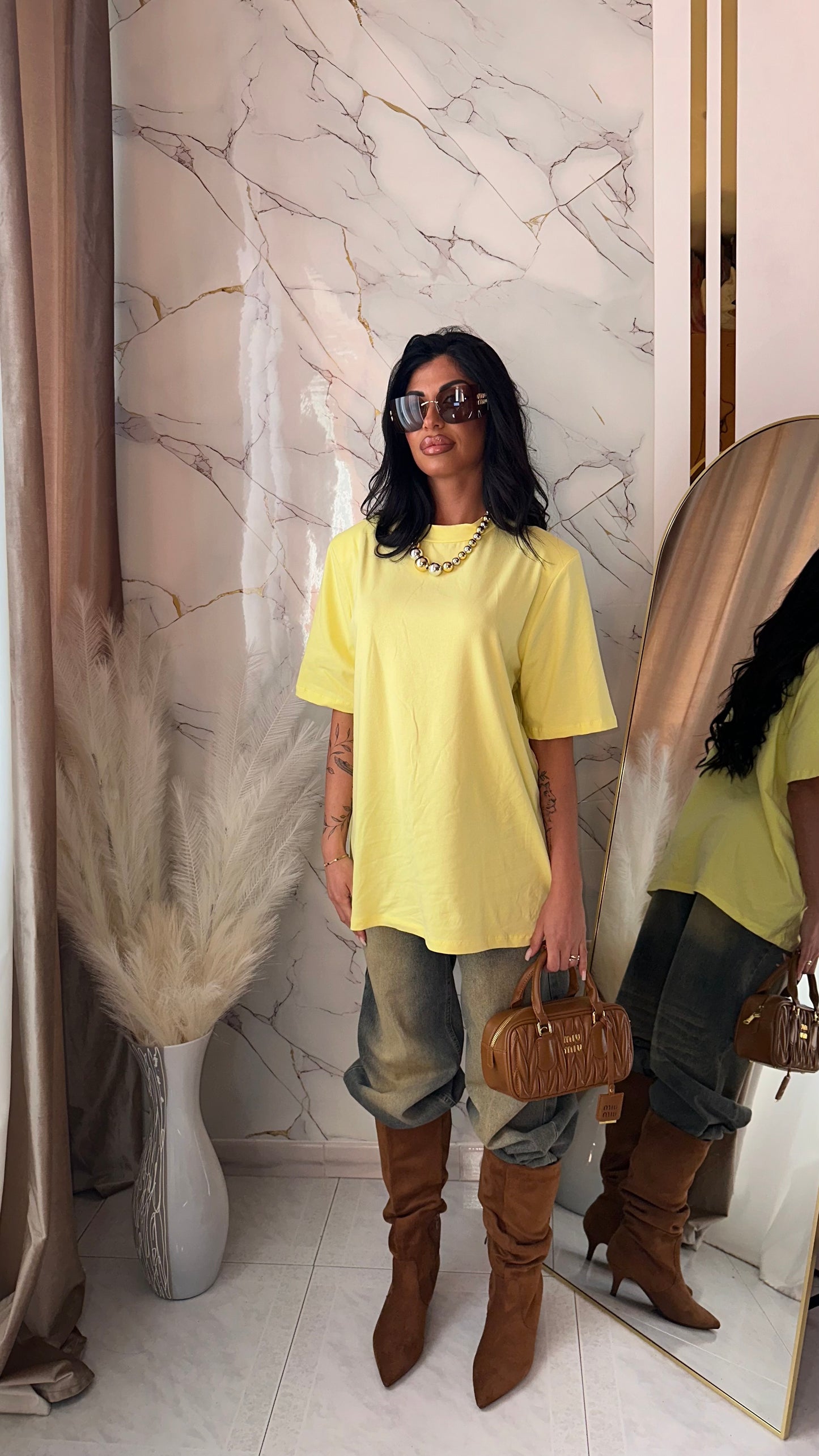 MAGLIA LONG SLEEWE YELLOW