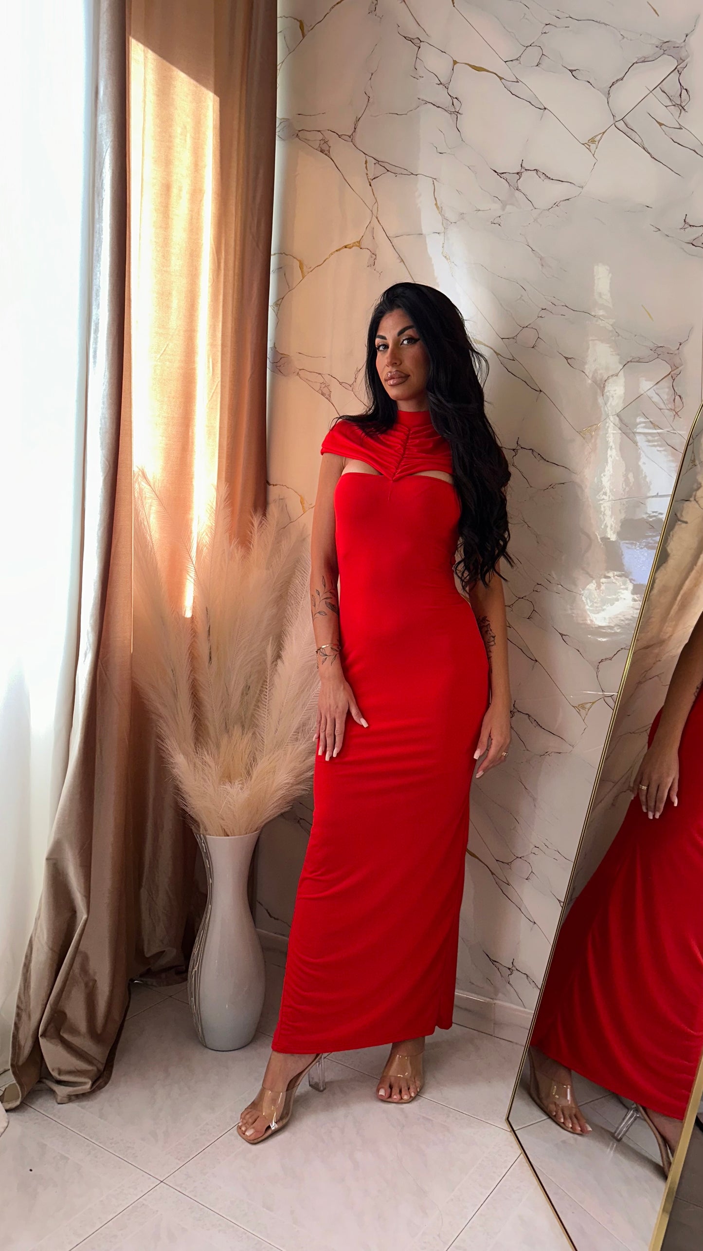 DRESS DUBAI RED
