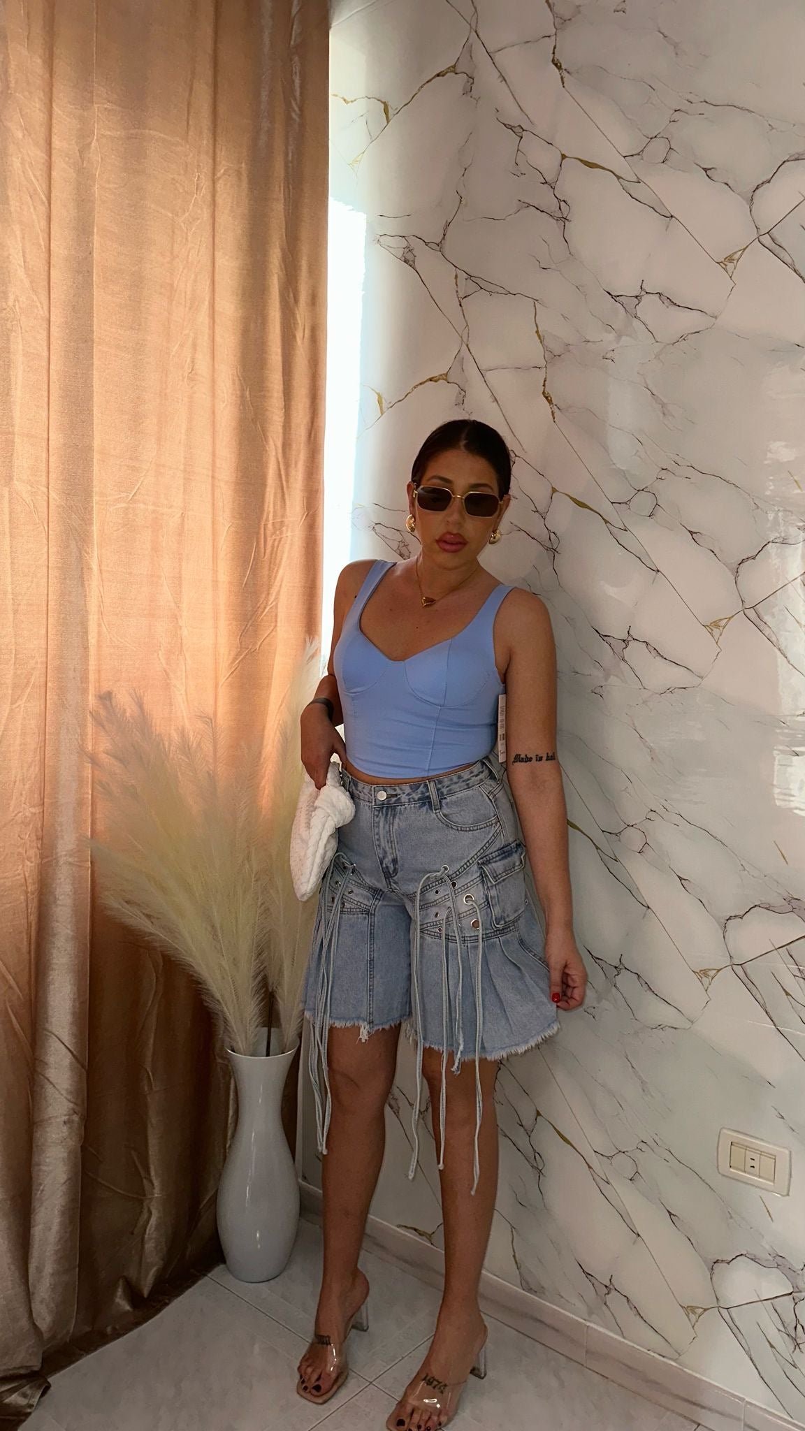 BERMUDA CIRCLE DENIM