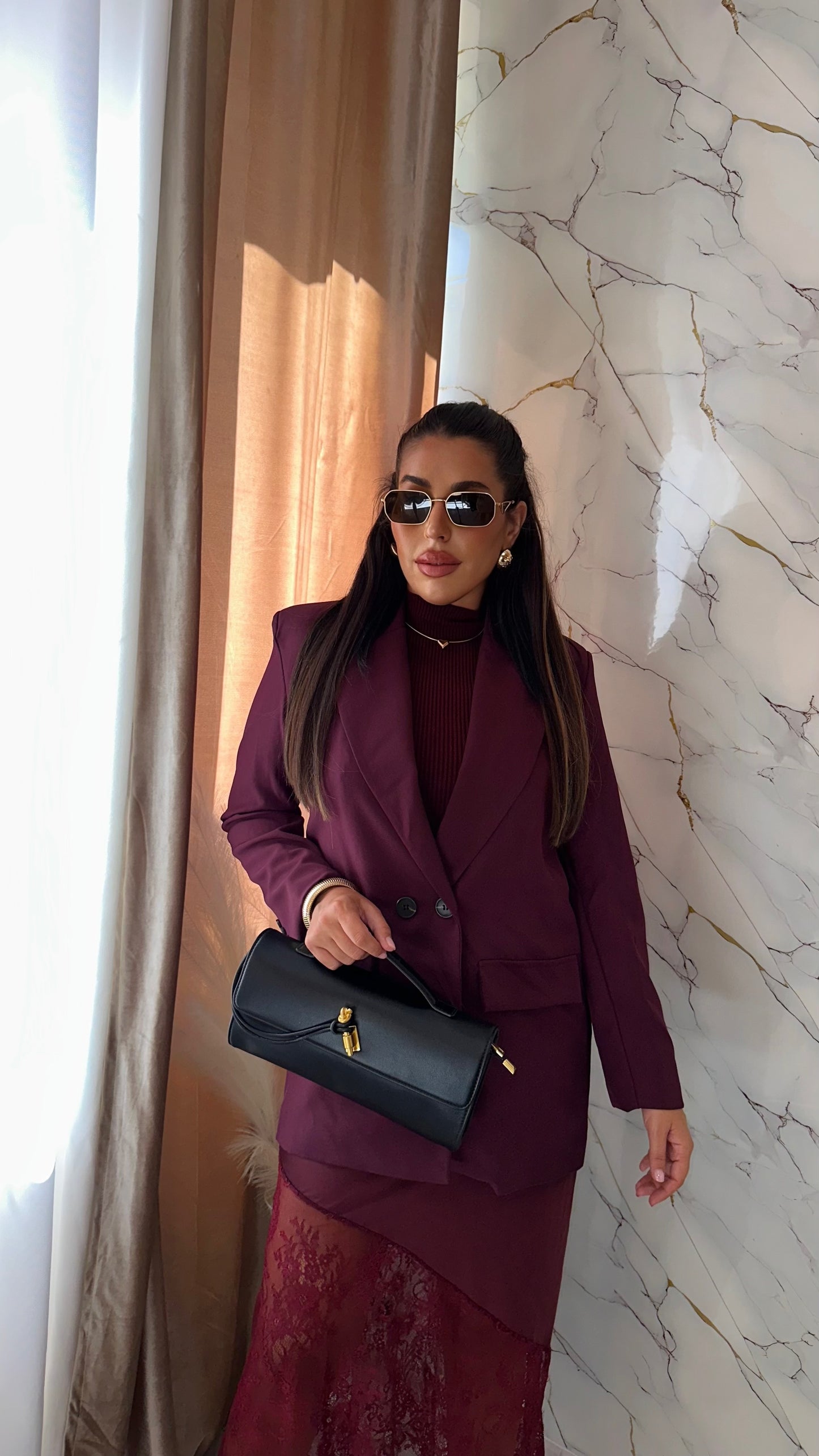 BLAZER DOPPIOPETTO BORDEAUX