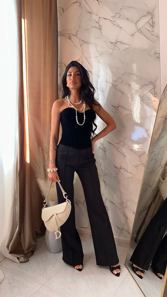 PANTALONI PERFECT FIT BLACK