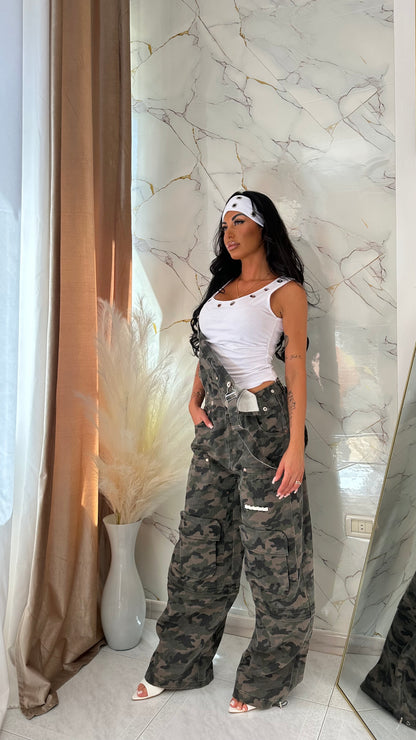 SALOPETTE 2 IN 1 MILITARY
