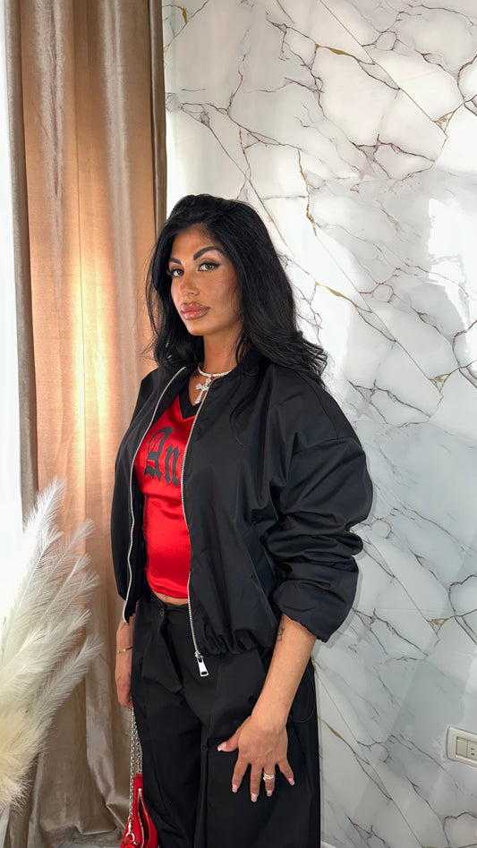 BOMBER JANIRA BLACK
