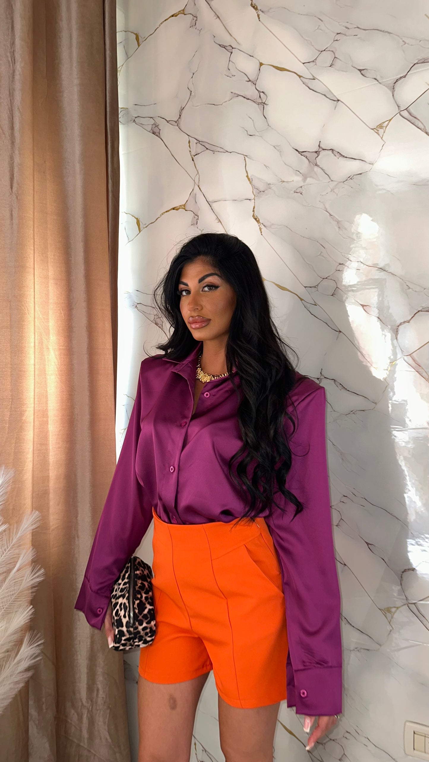 SHORT ELETTRA ORANGE