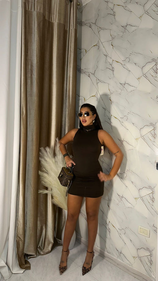 MINI DRESS DOLLY BROWN