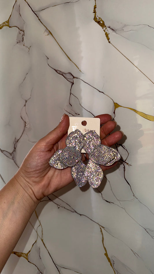 ORECCHINI FLOWERS SHINE SILVER