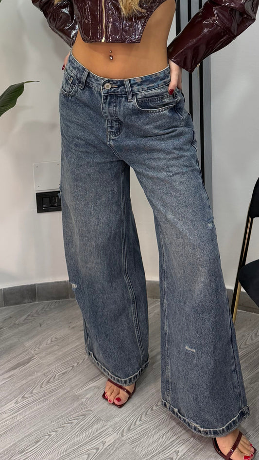 DENIM WIDE LEG CIELO