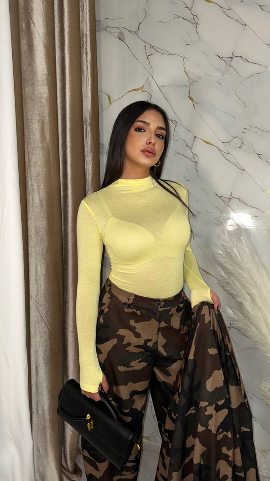 MAGLIA SEMIVELATA YELLOW