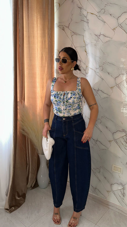 JEANS BALLON BLUE