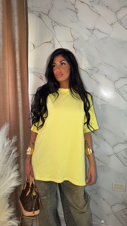 T-SHIRT LONG SLEEWE YELLOW
