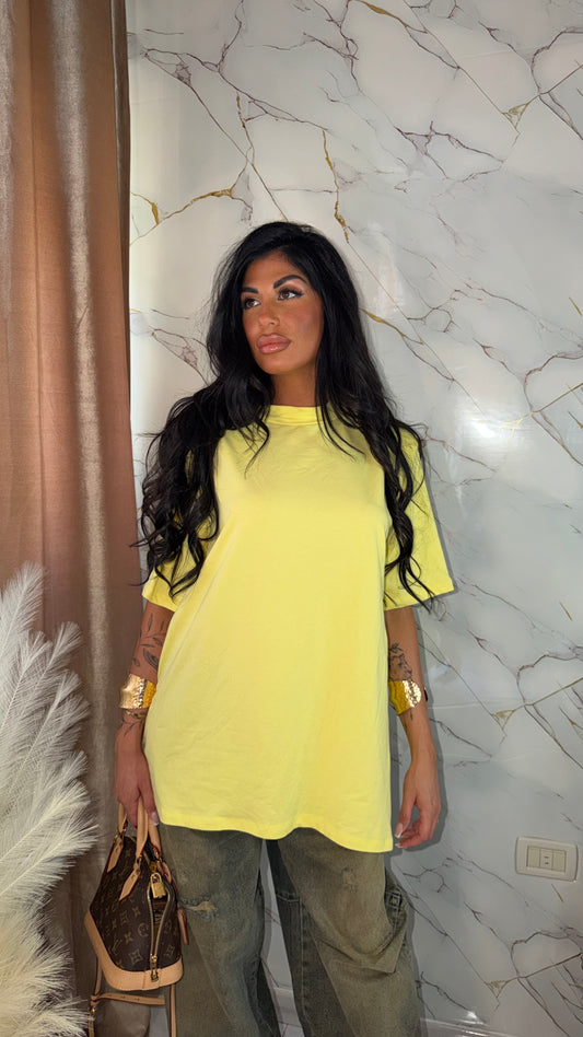 T-SHIRT LONG SLEEWE YELLOW