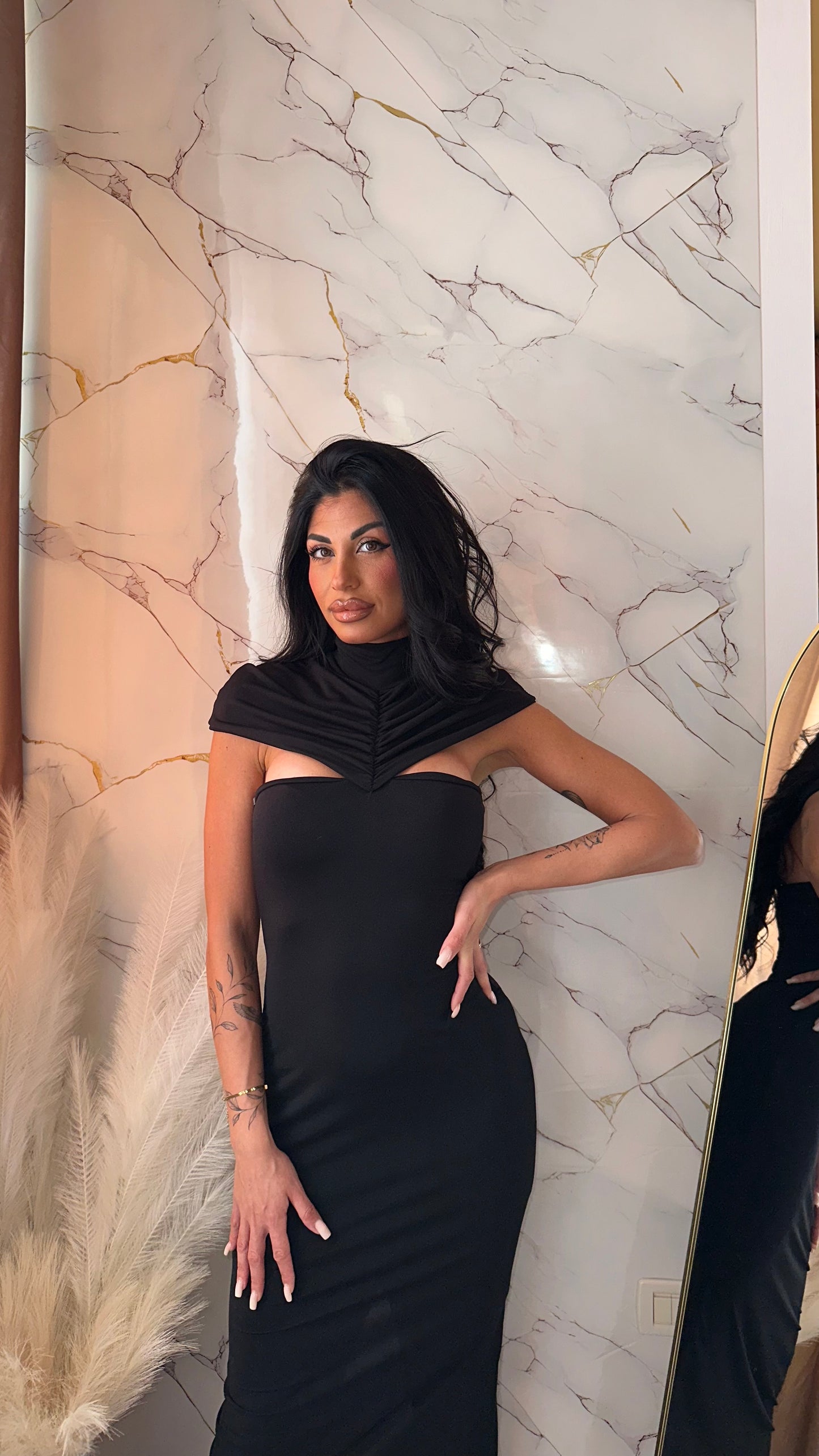 DRESS DUBAI BLACK