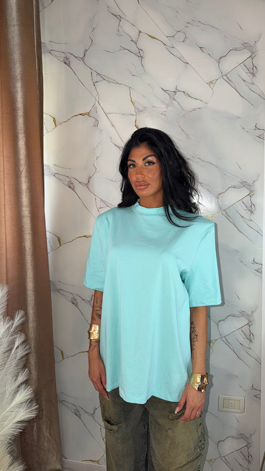 T-SHIRT LONG SLEEWE ACQUAMARINA