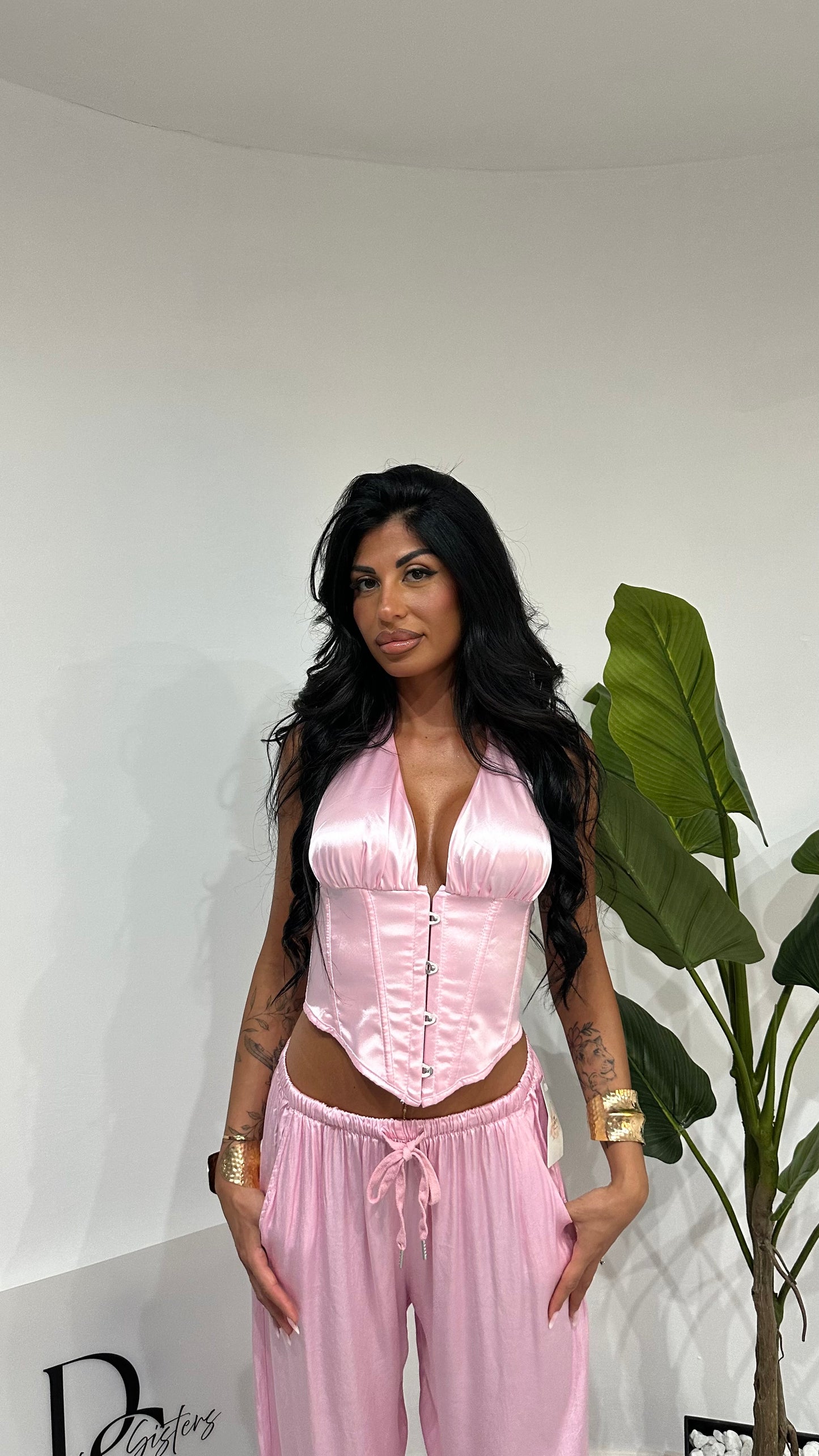 TOP BUSTIER HELENA PINK