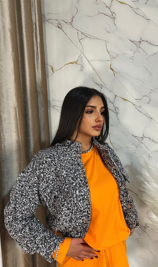 GIACCA BOMBER LANA SALE E PEPE