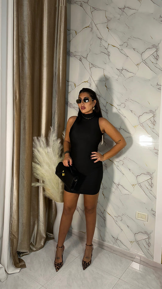 MINI DRESS DOLLY BLACK