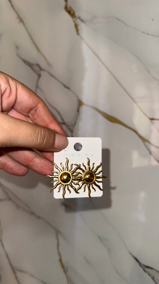ORECCHINI SOLE GOLD