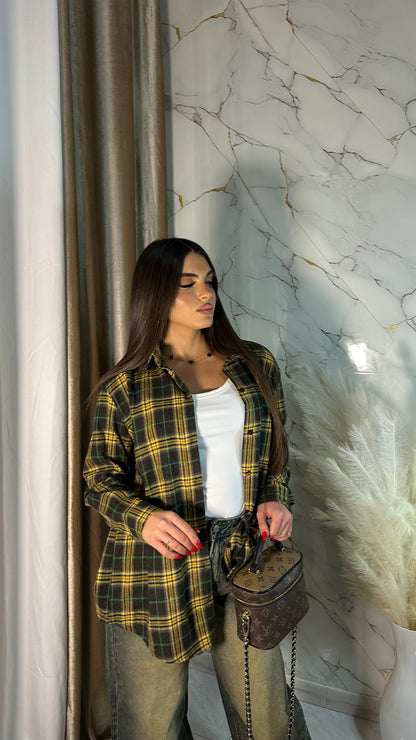 CAMICIA SCOTLAND SENAPE