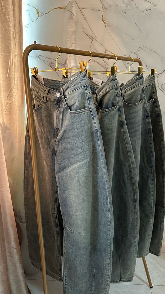 DENIM BALLON SABBIATO