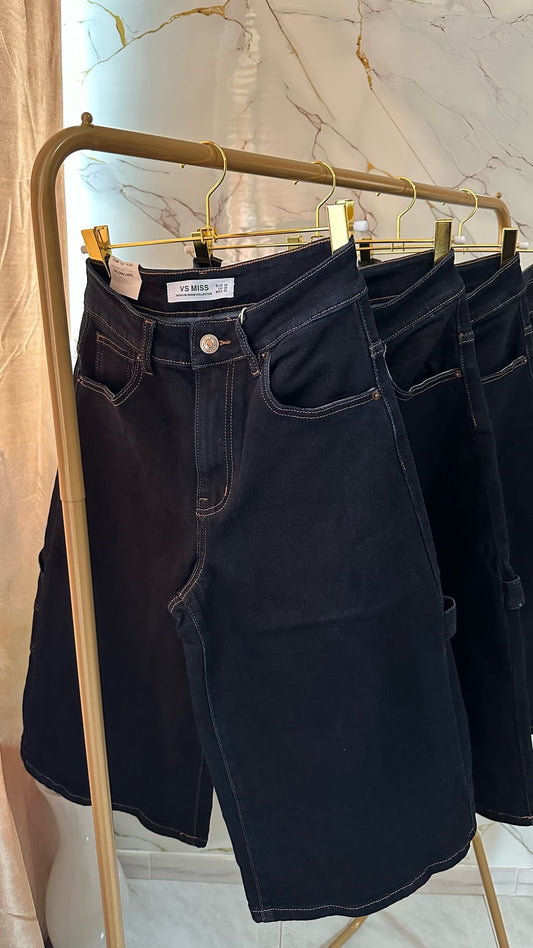 BERMUDA CARGO DENIM