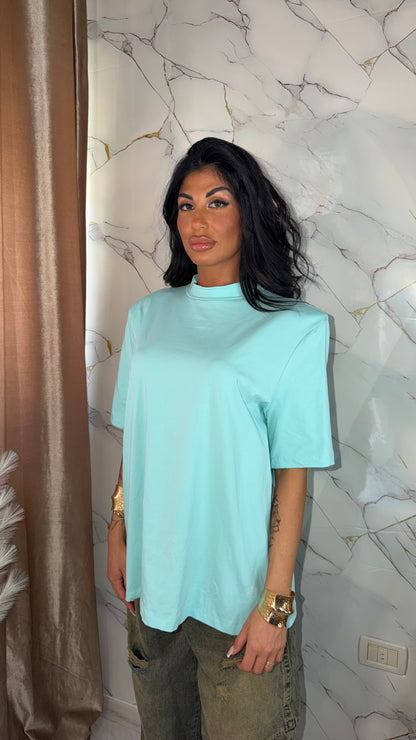T-SHIRT LONG SLEEWE ACQUAMARINA