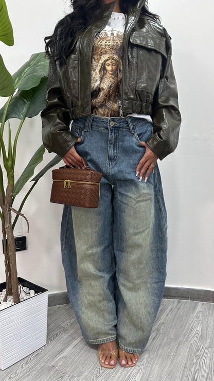DENIM BALLON CLEAR