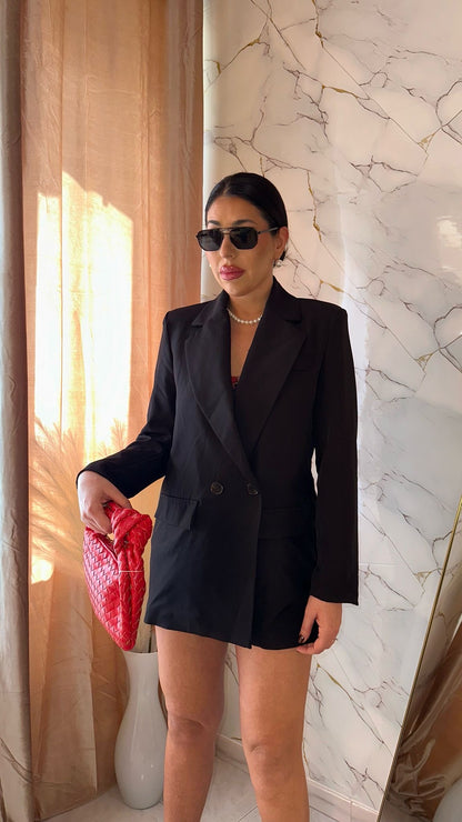 BLAZER DOPPIOPETTO NERO