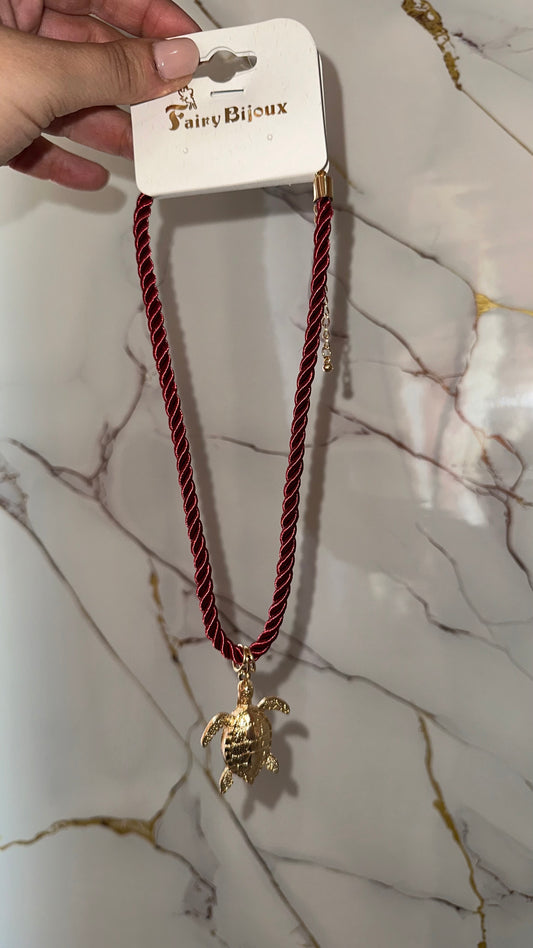 CHOKER SEA BORDEAUX