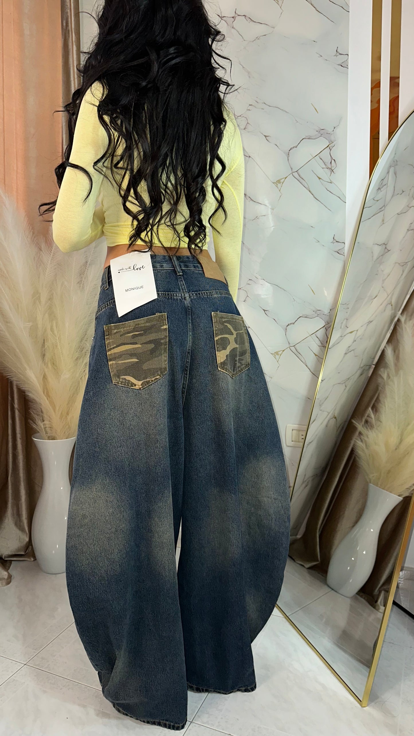DENIM SUPER BALLON MILITARY