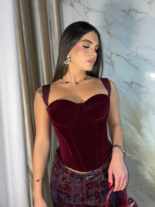 CORPETTO VELVET BORDEAUX