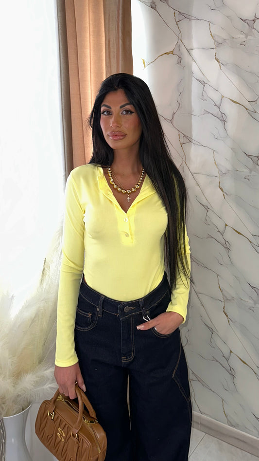 BODY COSTINE BOTTON YELLOW