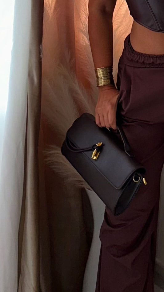 BAGUETTE ECOPELLE BROWN