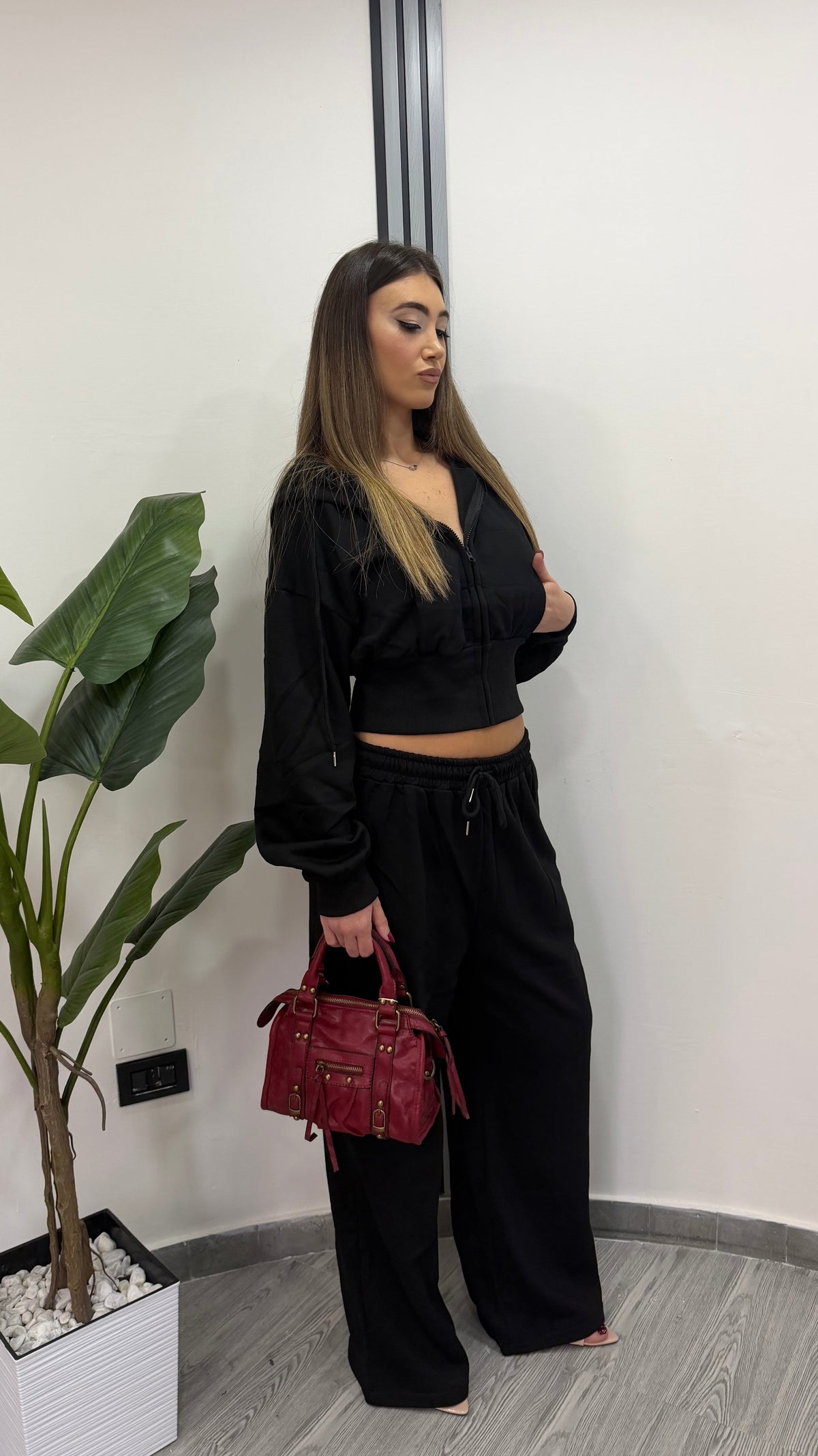 COORDINATO JUMP AMBER BLACK