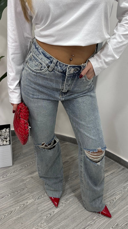 DENIM TALL STRAPPO