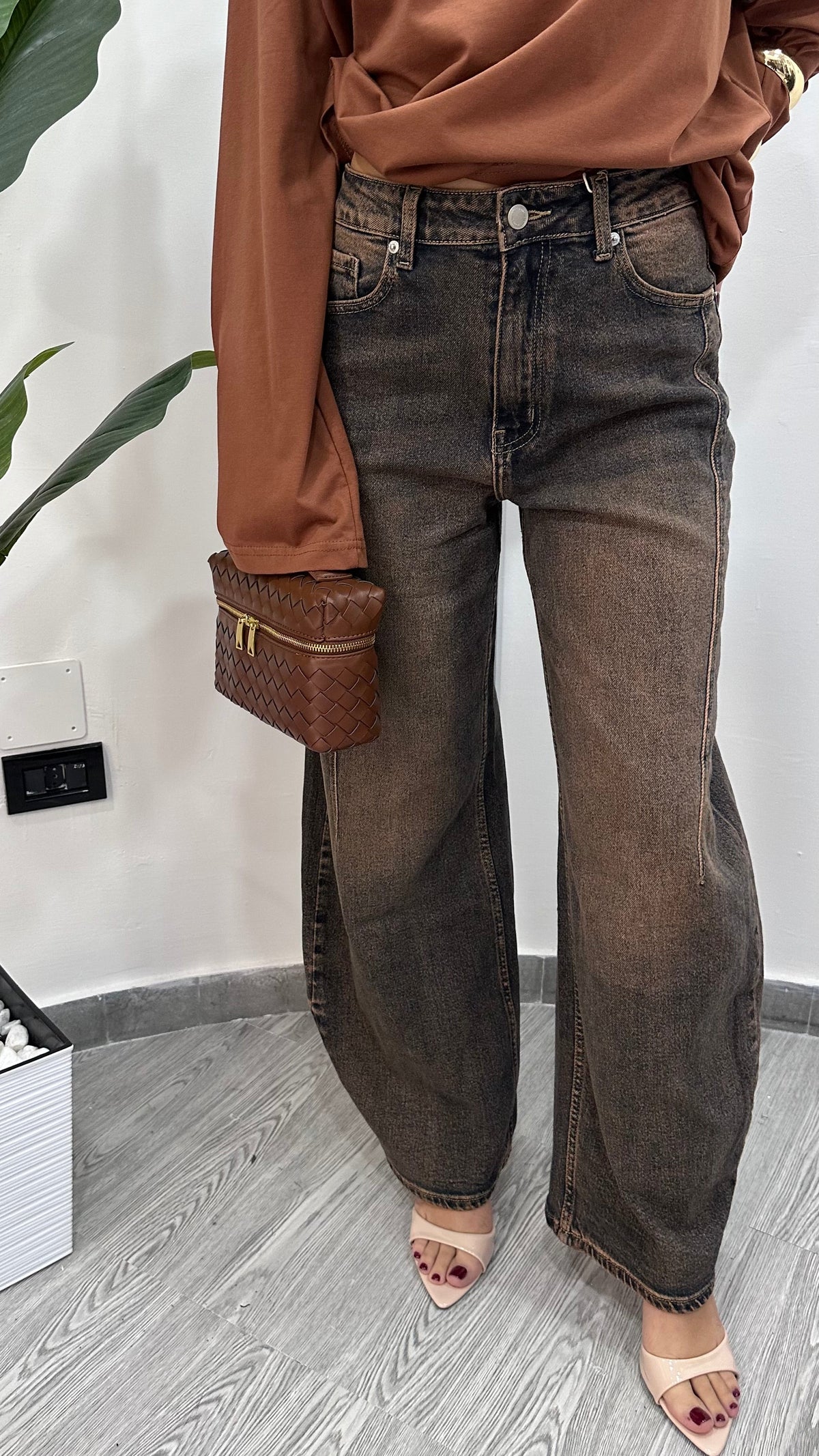 DENIM BALLON ROSEE