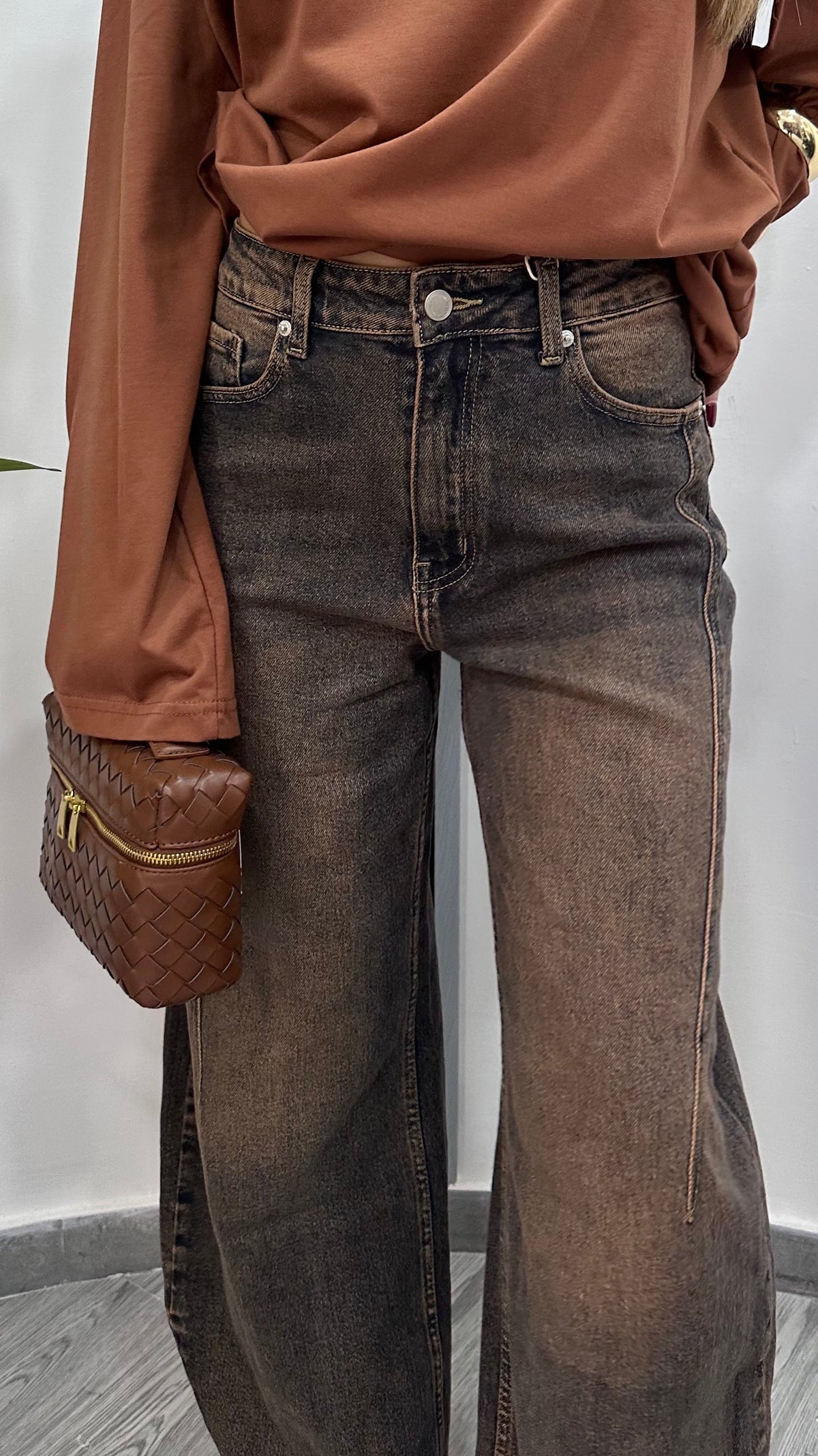DENIM BALLON ROSEE