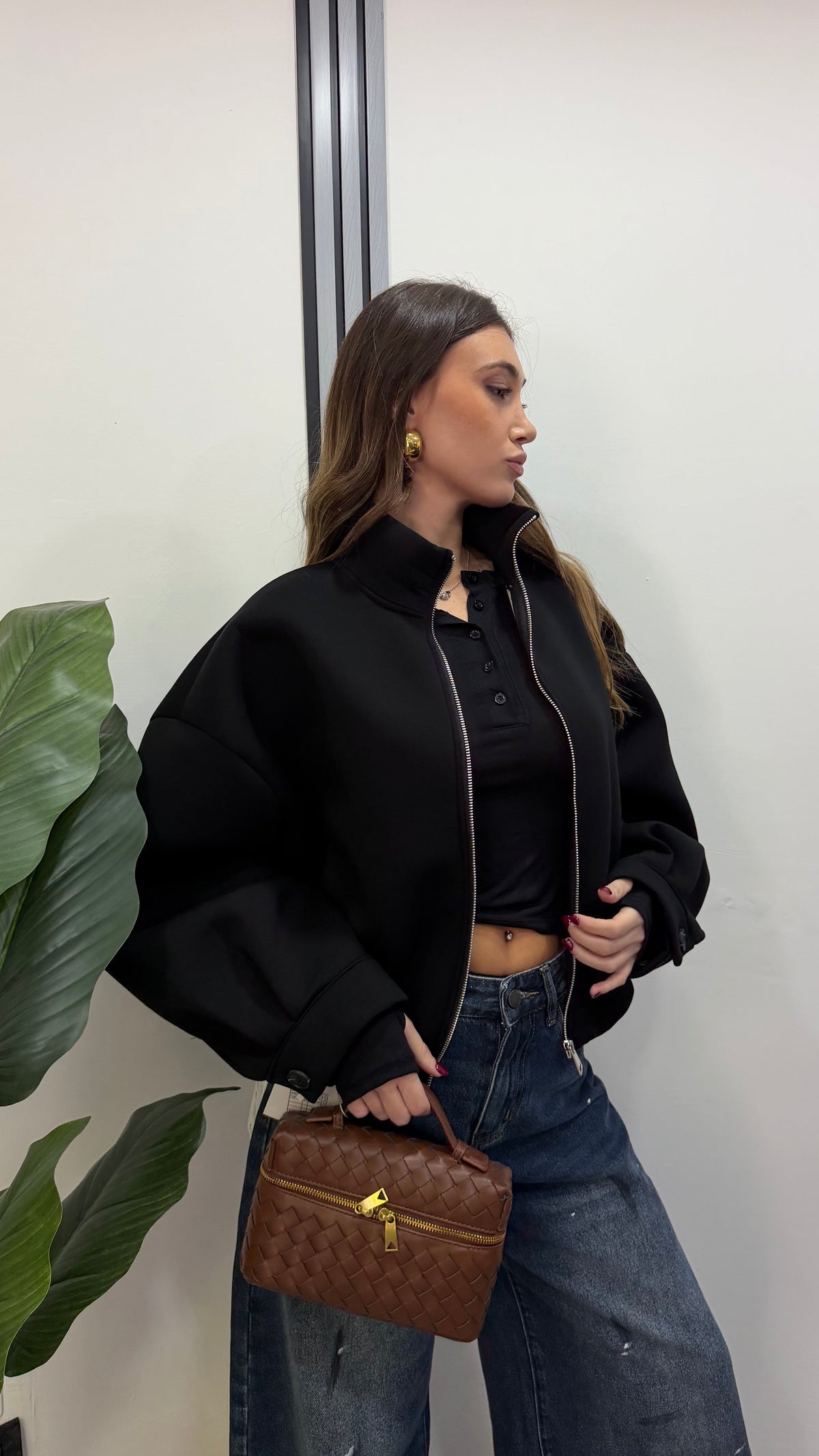 BOMBER NEOPRENE BLACK